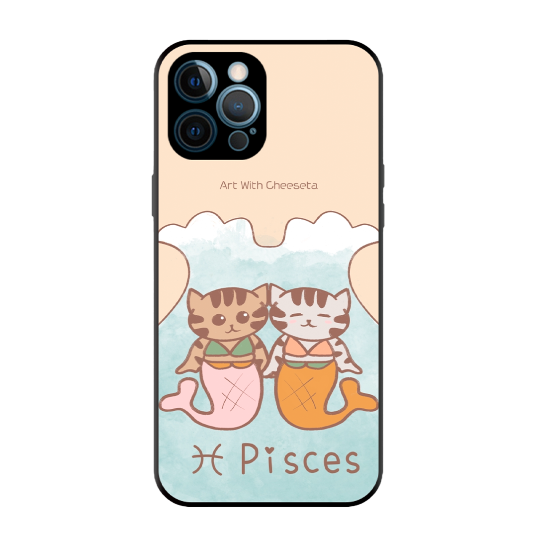 雙魚座Pisces 玻璃面手機殼-01 雙魚座Pisces 玻璃面手機殼-01