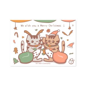 聖誕卡 聖誕禮物貓 生日卡 生日 賀卡設計 買生日禮物 送禮 紀念日 男朋友禮物 情侶 手機殼 電話殼 原創 可愛 卡通 送禮 生日禮物 情侶 紀念禮物